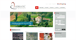 Desktop Screenshot of adriatic-group.com
