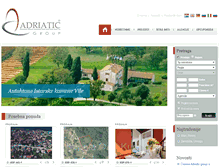 Tablet Screenshot of adriatic-group.com